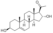 CAS#: 520-88-7， 5-Pregnen-3-beta,16-alpha-Diol-20-One