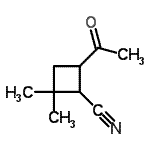 CAS#: 52113-91-4， 4-Acetyl-2,2-Dimethylcyclobutanecarbonitrile