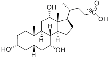 CAS#: 52886-36-9， Cholic Acid-24-13C