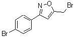 CAS#: 5300-99-2， 5-(Bromomethyl)-3-(4-Bromophenyl)-1,2-Oxazole