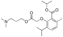 CAS#: 53206-93-2， (2-Isopropoxycarbonyl-6-Isopropyl-3-Methylphenoxy)Acetic Acid 3-(Dimethylamino)Propyl Ester