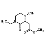 CAS#: 534603-24-2， Methyl (4-Ethyl-1-Methyl-3-Oxo-2-Piperazinyl)Acetate