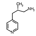 CAS#: 537705-84-3， (2S)-2-Methyl-3-(4-Pyridinyl)-1-Propanamine