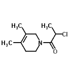 CAS#: 54152-10-2， 2-Chloro-1-(4,5-Dimethyl-3,6-Dihydro-1(2H)-Pyridinyl)-1-Propanone