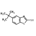CAS 登录号：54237-37-5， 5-(2-甲基-2-丙基)-1,3-苯并噻唑-2(3H)-硫酮