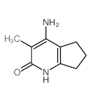 CAS 登录号：5453-87-2， 4-氨基-3-甲基-1,5,6,7-四氢环戊烯并[e]吡啶-2-酮