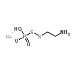 CAS 登录号：55159-46-1， 钠2-氨基乙基二硫基-羟基-亚膦酸酯