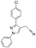 CAS#: 55432-07-0， 3-(4-Chlorophenyl)-1-Phenyl-1H-Pyrazole-4-Acetonitrile