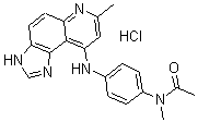 CAS#: 55435-65-9， N-Methyl-N-[4-[(7-Methyl-1H-Imidazo[4,5-f]Quinolin-9-Yl)Amino]Phenyl]-Acetamide Hydrochloride