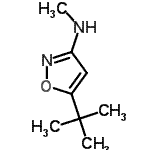 CAS 登录号：55809-35-3， N-甲基-5-(2-甲基-2-丙基)-1,2-恶唑-3-胺