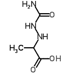 CAS 登录号：55846-35-0， 2-(2-氨基甲酰肼基)丙酸
