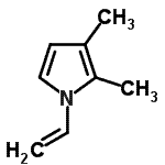 CAS 登录号：55847-29-5， 2,3-二甲基-1-乙烯基-1H-吡咯