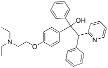 CAS 登录号：56501-77-0， 1-(4-二乙基氨基乙氧基苯基)-1,2-二(苯基)-2-(2-吡啶基)乙醇
