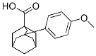 结构式 CAS# 56531-56-7, (5S,7R)-3-(4-甲氧基苯基)金刚烷-1-羧酸