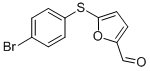 结构式 CAS# 56656-94-1, 5-[(4-溴苯基)巯基]-2-糠醛
