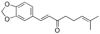 CAS 登录号：56751-03-2， 7-甲基-1-(3,4-亚甲二氧基苯基)辛-1,6-二烯-3-酮