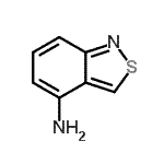 结构式 CAS# 56910-92-0, 2,1-苯并噻唑-4-胺