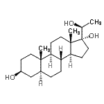 CAS#: 570-50-3， (3beta,5alpha,20S)-Pregnane-3,17,20-Triol