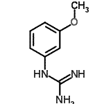 结构式 CAS# 57004-60-1, 1-(3-甲氧基苯基)胍