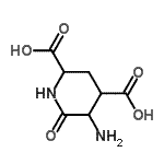 CAS 登录号：57722-77-7， 5-氨基-6-氧代-2,4-哌啶二甲酸
