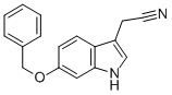 结构式 CAS# 57765-24-9, 6-苄氧基吲哚-3-乙腈