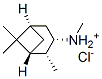 结构式 CAS# 58096-22-3, [1R-(1alpha,2beta,3alpha,5alpha)]-蒎烷-3-甲基氯化铵