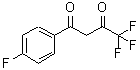 结构式 CAS# 582-65-0, 4,4,4-三氟-1-(4-氟苯基)丁烷-1,3-二酮