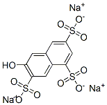 CAS 登录号：58645-40-2， 2-萘酚-3,5,7-三磺酸钠
