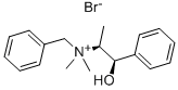 结构式 CAS# 58648-09-2, (-)-N-苄基-N-甲基麻黄碱溴化物