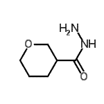 structure of CAS# 59293-33-3, Tetrahydro-2H-Pyran-3-Carbohydrazide;tetrahydro-2H-pyran-3-carbohydrazide