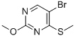 CAS#: 59549-52-9， 5-Bromo-2-Methoxy-4-(Methylthio)Pyrimidine