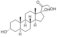 CAS#: 601-01-4， 3alpha,17,21-Trihydroxy-5alpha-pregnan-20-one