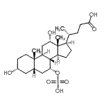 CAS#: 60320-05-0， (3alpha,5beta,7alpha,12alpha)-3,12-Dihydroxy-7-(Sulfooxy)Cholan-24-Oic Acid