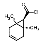 CAS#: 60681-39-2， (1R,6S,7R)-1,6-Dimethylbicyclo[4.1.0]Hept-3-Ene-7-Carbonyl Chloride