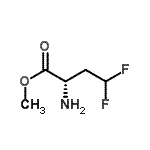 CAS#: 607403-55-4， Methyl (2S)-2-amino-4,4-difluorobutanoate