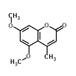 CAS 登录号：6093-80-7， 5,7-二甲氧基-4-甲基-2H-苯并吡喃-2-酮