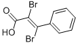 结构式 CAS# 611-89-2, alpha,beta-二溴肉桂酸