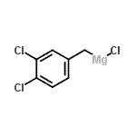 结构式 CAS# 61259-69-6, 氯(3,4-二氯苄基)镁