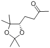 结构式 CAS# 61262-94-0, (5S)-5,6-二氢-5,6-二羟基-6-甲基庚烷-2-酮缩丙酮