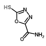 CAS 登录号：61320-75-0， 5-硫代-4,5-二氢-1,3,4-恶二唑-2-甲酰胺