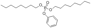 结构式 CAS# 6161-81-5, 二正辛基苯基磷酸酯