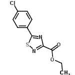 CAS#: 61689-36-9， Ethyl 5-(4-Chlorophenyl)-1,2,4-Thiadiazole-3-Carboxylate