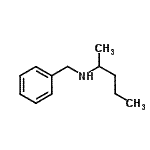 结构式 CAS# 61806-76-6, N-苄基-2-戊胺