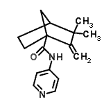 CAS#: 622357-52-2， 3,3-Dimethyl-2-methylene-N-(4-pyridinyl)bicyclo[2.2.1]heptane-1-carboxamide