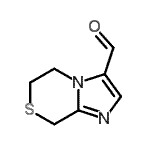 结构式 CAS# 623564-36-3, 5,6-二氢-8H-咪唑并[2,1-c][1,4]噻嗪-3-甲醛
