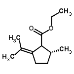 CAS#: 623935-92-2， Ethyl (5R)-2-isopropylidene-5-methylcyclopentanecarboxylate