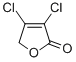 structure of CAS# 62674-12-8, 3,4-Dichloro-2(5H)-Furanone;3,4-Dichloro-2(5H)-Furanone;Ccris 3696;Inchi=1/C4h2cl2o2/C5-2-1-8-4(7)3(2)6/H1h