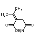 CAS#: 62796-33-2， 2-(2-Amino-2-Oxoethyl)-3-Methyl-2-Butenoic Acid