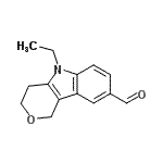 CAS 登录号：628294-96-2， 5-乙基-1,3,4,5-四氢吡喃并[4,3-b]吲哚-8-甲醛