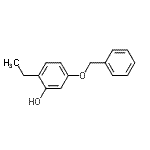 CAS 登录号：628332-33-2， 5-(苄氧基)-2-乙基苯酚